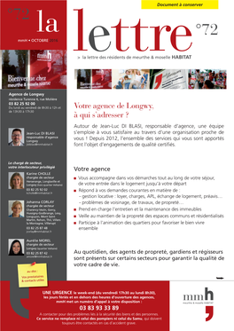 Agence De Longwy, Contacts Et Services Utiles