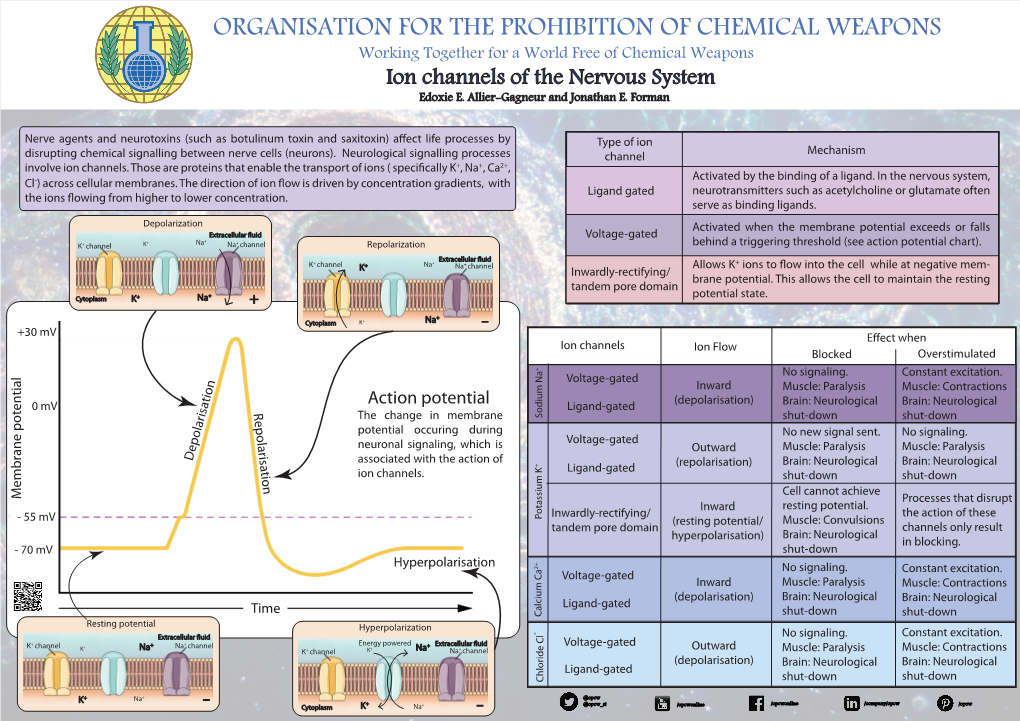 Ion Channels of the Nervous System Edoxie E