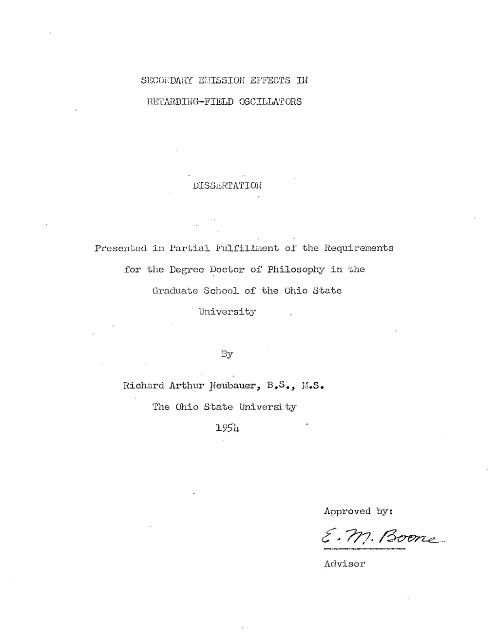 Secondary Emission Effects in Retarding-Field