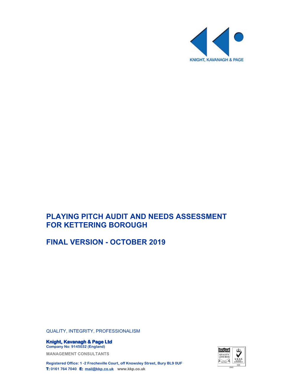 Download Playing Pitch Audit and Needs Assessment