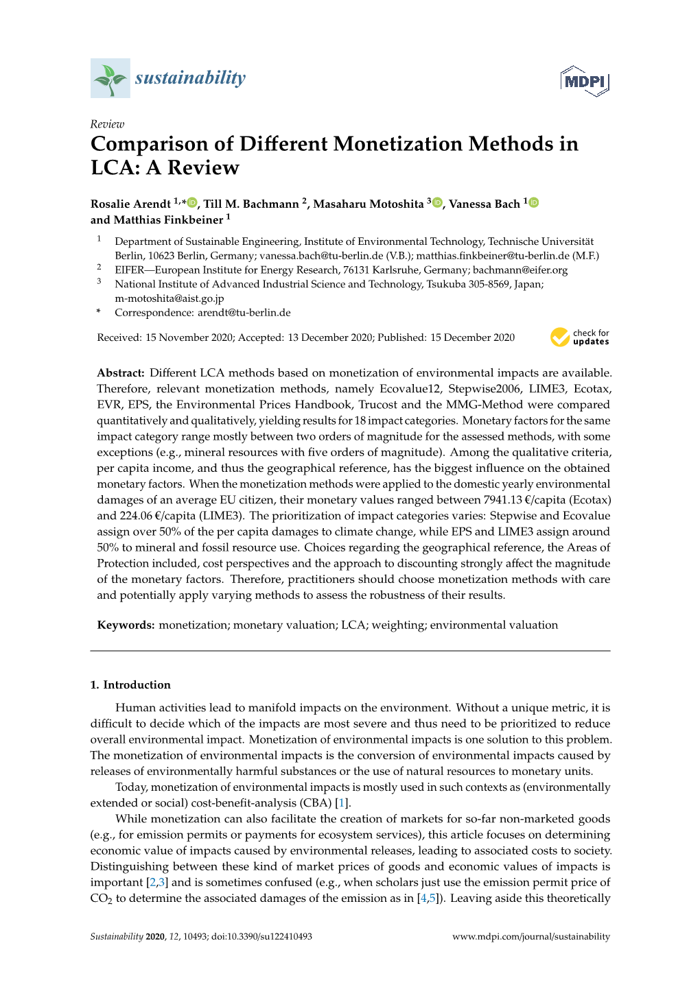 Comparison of Different Monetization Methods In