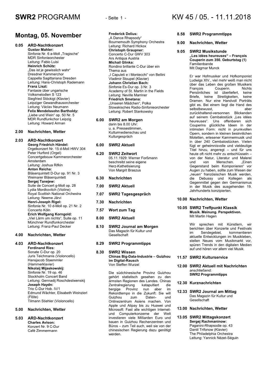 Swr2 Programm Kw 45