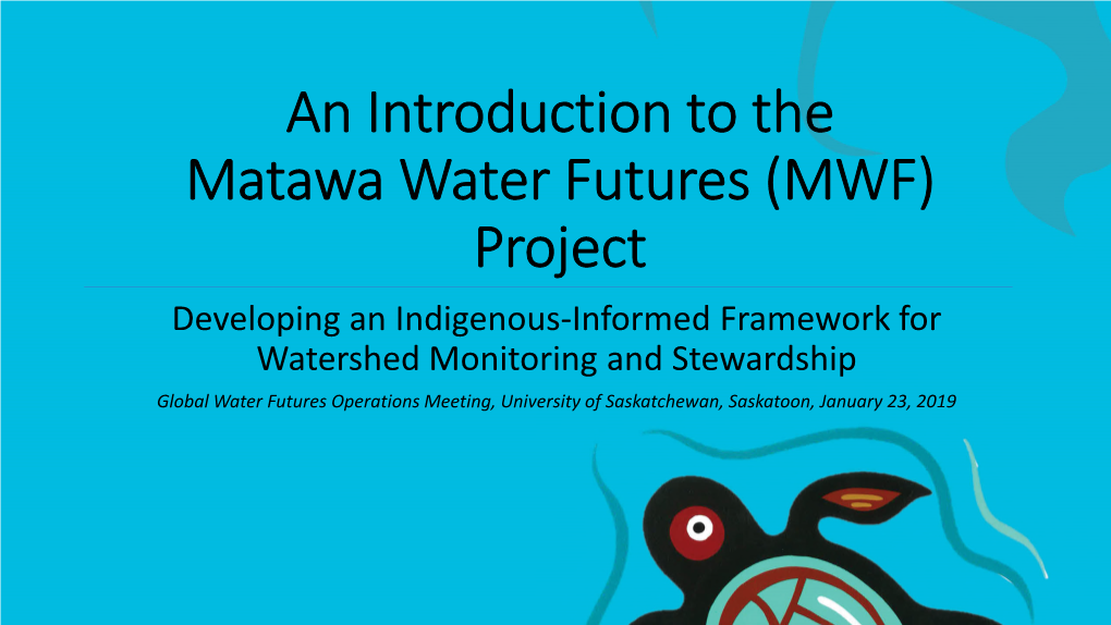 Matawa Water Futures