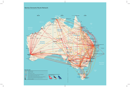 Qantas Domestic Australia Route Network