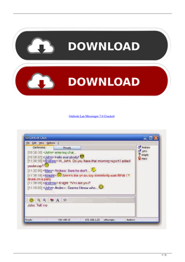Outlook Lan Messenger 7.0 Cracked
