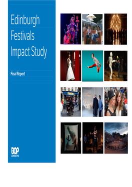 Edinburgh Festivals Impact Study Acknowledgements