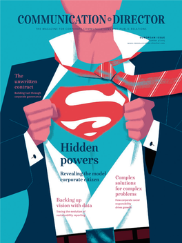 Hidden Powers Revealing the Model Corporate Citizen Complex We’Ve Had the Pleasure of Working With