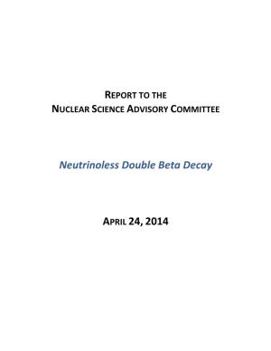 Neutrinoless Double Beta Decay APRIL 24,2014
