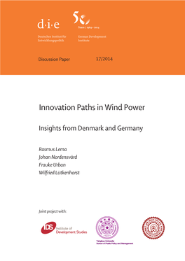 Innovation Paths in Wind Power