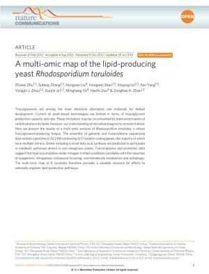 Rhodosporidium Toruloides