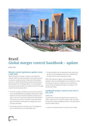 Brazil Global Merger Control Handbook – Update