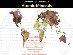 Atomic Minerals Contents