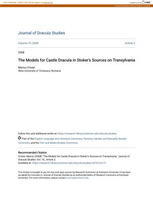 The Models for Castle Dracula in Stoker's Sources on Transylvania