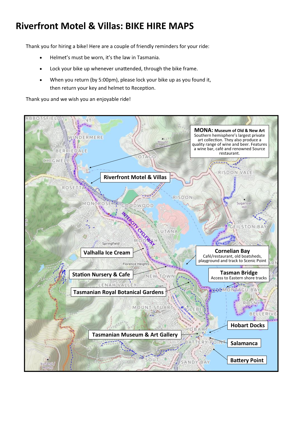 Bike Hire Maps