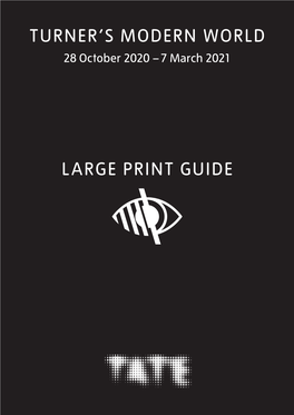 Large Print Guide Turner's Modern World