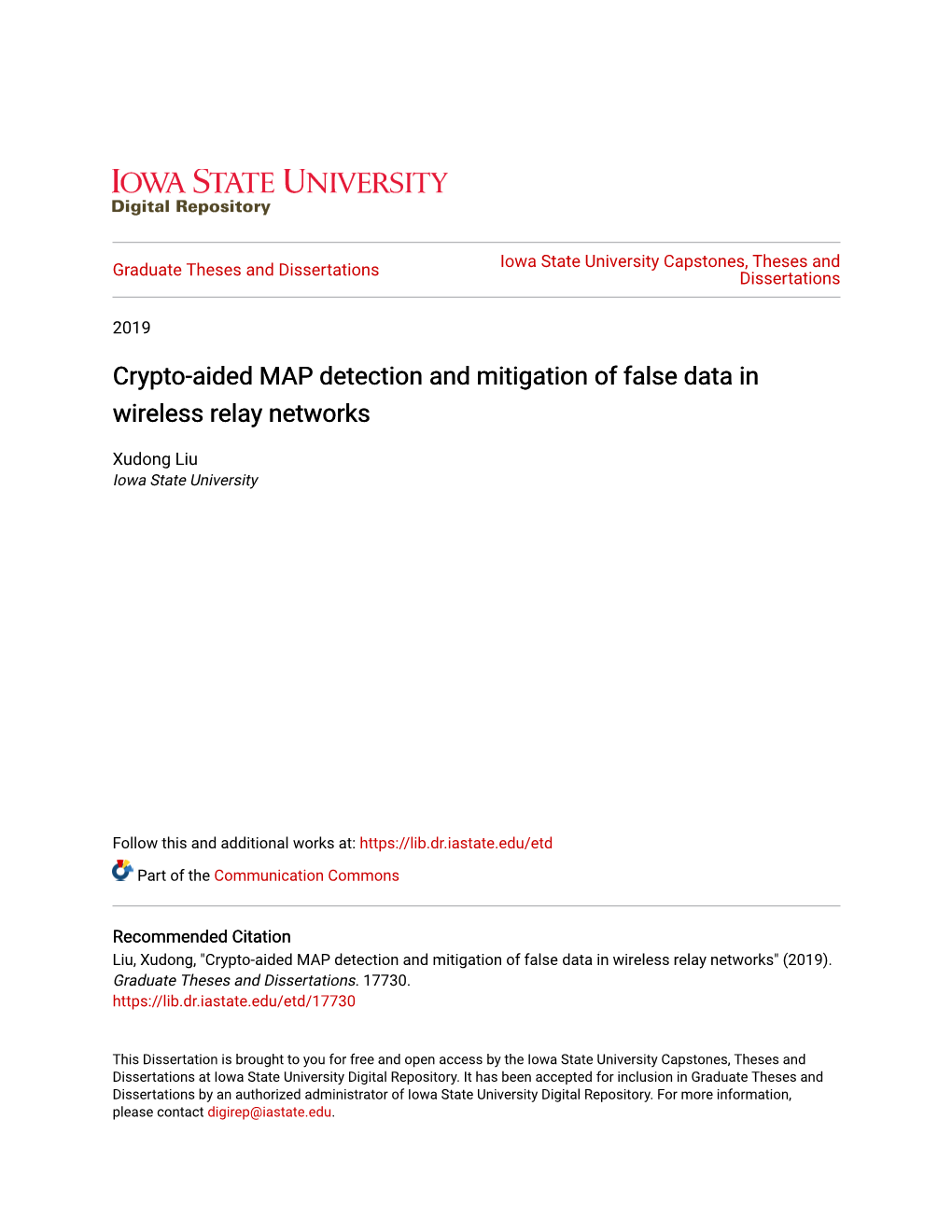 Crypto-Aided MAP Detection and Mitigation of False Data in Wireless Relay Networks