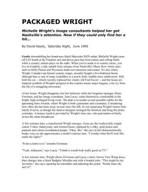 Packaged Wright