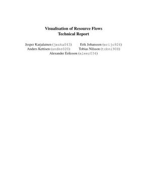 Visualisation of Resource Flows Technical Report