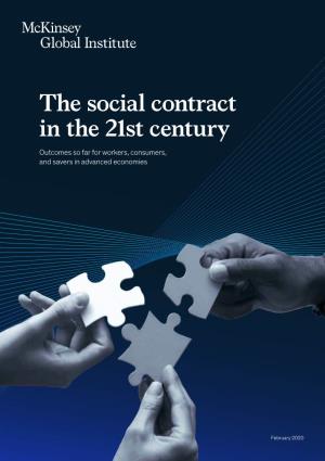 The Social Contract in the 21St Century Mckinsey Global Institute