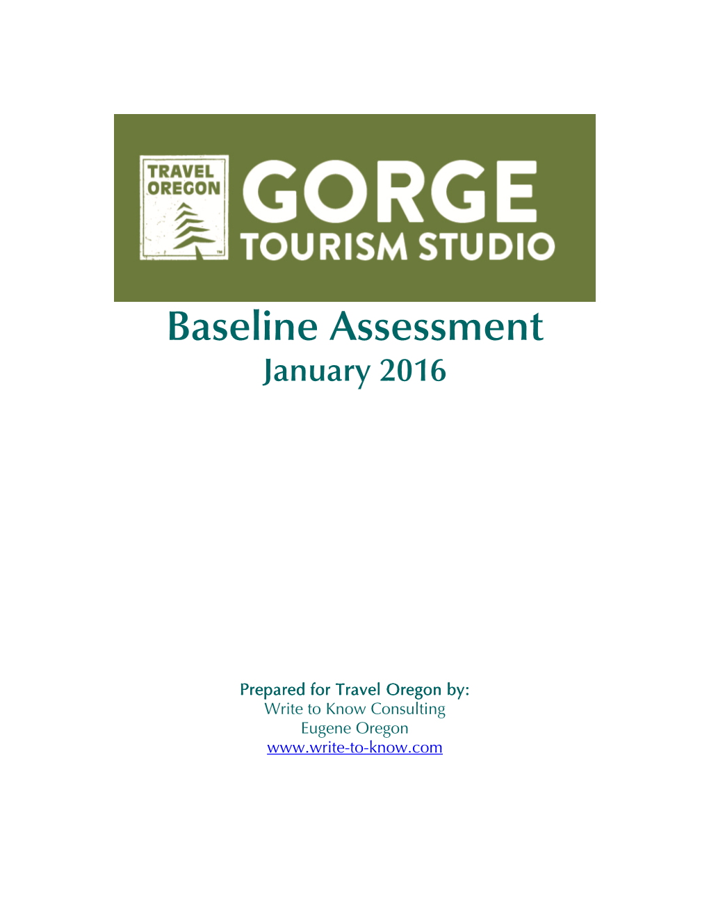Baseline Assessment January 2016