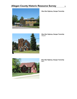Allegan County Historic Resource Survey 98