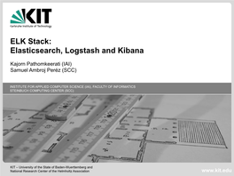 ELK Stack: Elasticsearch, Logstash and Kibana