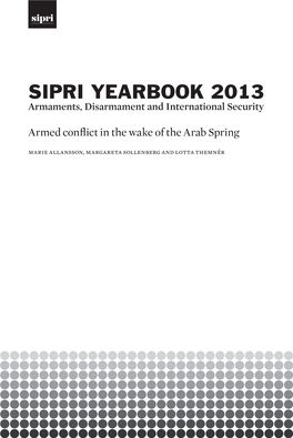 Armed Conflict in the Wake of the Arab Spring