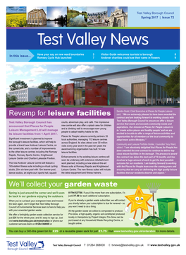Test Valley News Edition 72 Spring 2017