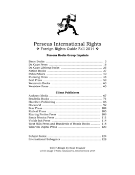 Perseus International Rights  Foreign Rights Guide Fall 2014 