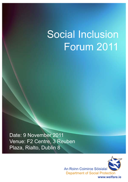 Social Inclusion Forum 2011