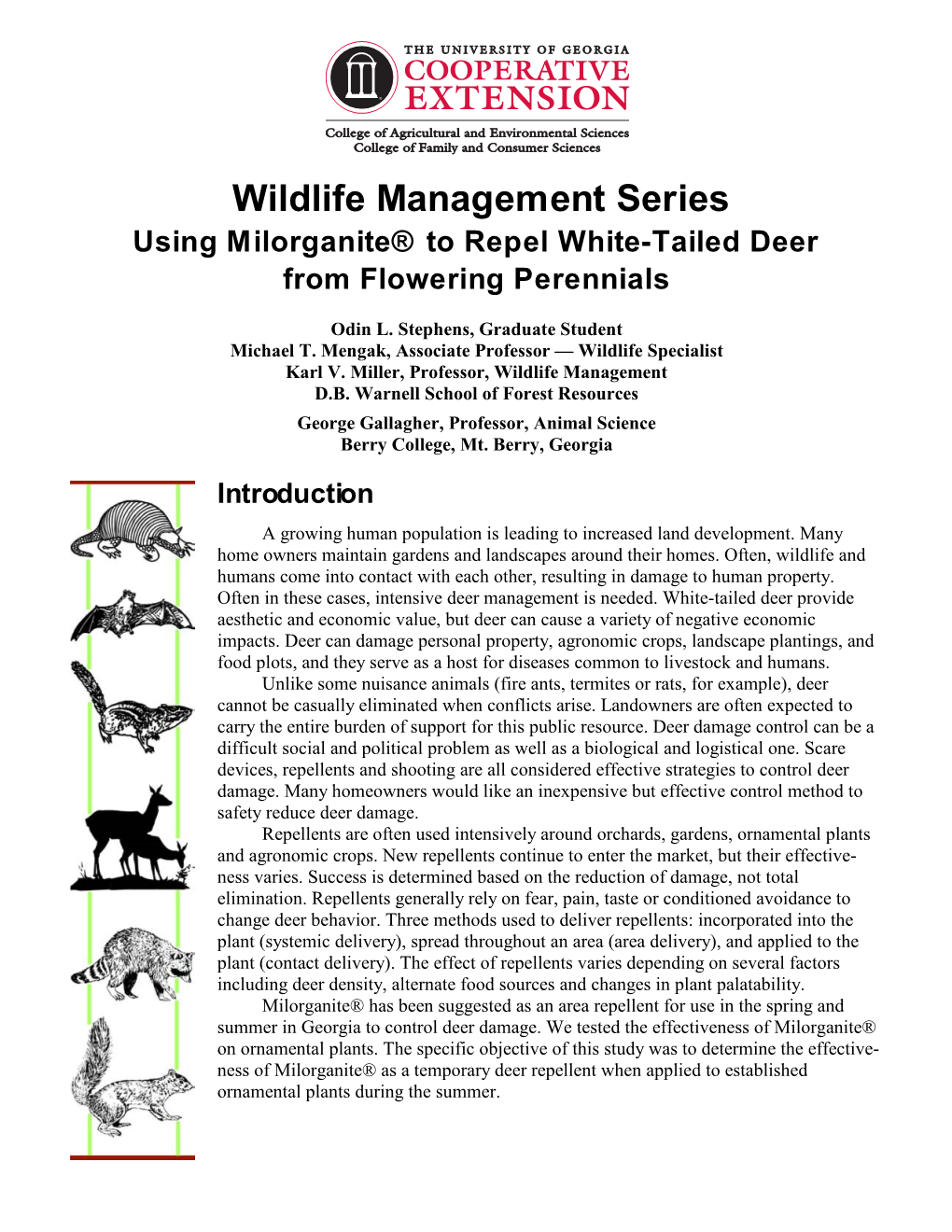 Wildlife Management Series: Using Milorganite to Repel White-Tailed Deer from Flowering Perennials