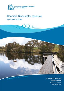 Denmark River Water Resource Recovery Plan