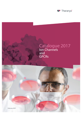 Catalogue 2017 Ion Channels and Gpcrs