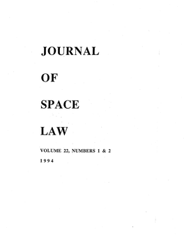 Journal of Space Law