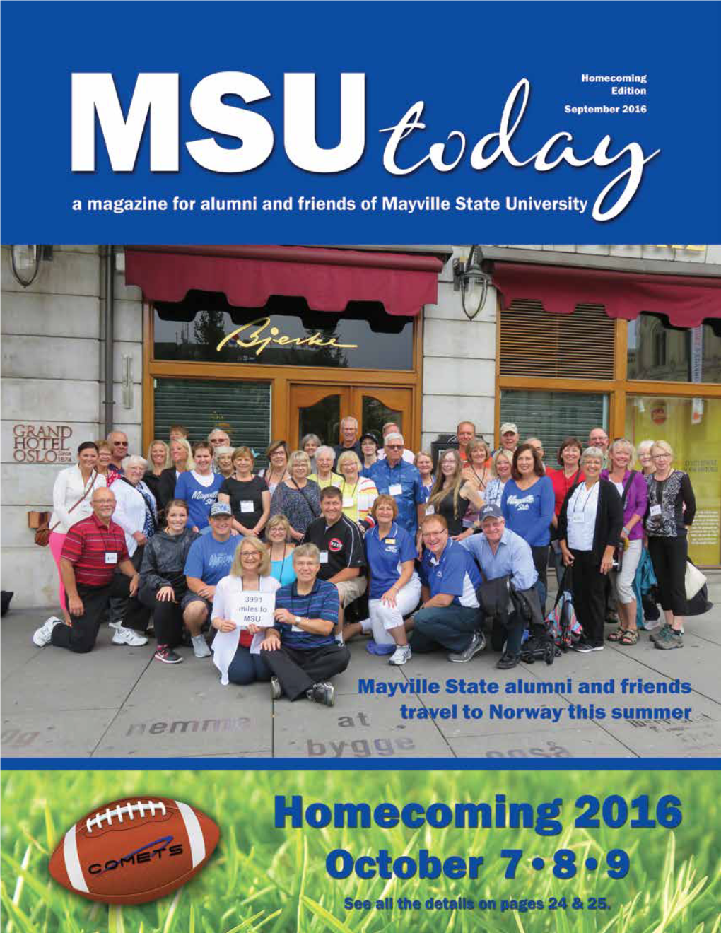 Homecoming 2016 Edition of MSU Today