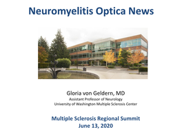 Neuromyelitis Optica News