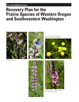 Recovery Plan for Prairie Species of Western Oregon and Southwestern