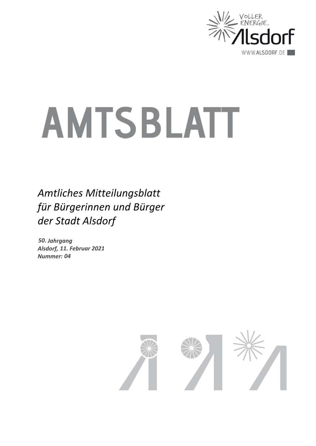 Amtsblatt Nr. 04 Vom 11. Februar 2021