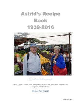 Astrid's Recipe Book