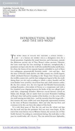 Rome and the She-Wolf