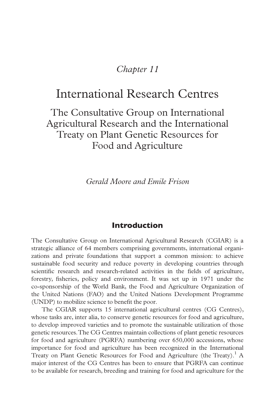 International Research Centres