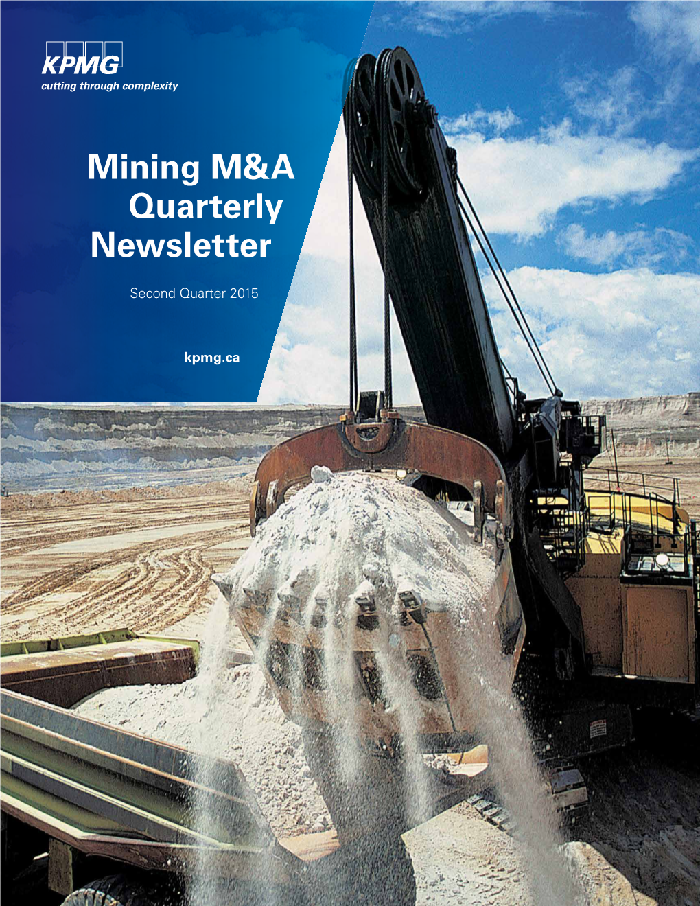 KPMG Mining M&A Quarterly Newsletter Q2 2015