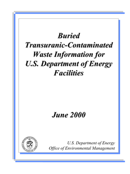 Buried Transuranic-Contaminated Waste Information for US