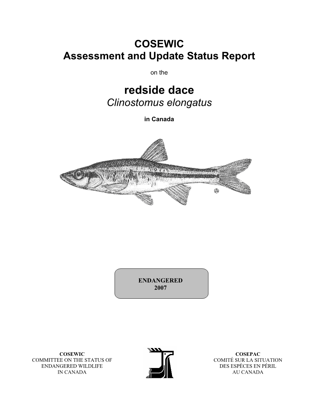 Redside Dace (Clinostomus Elongatus) in the Greater Toronto Area Over Time