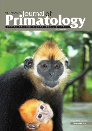 NOVEMBER 2020 I Vietnamese Journal of Primatology