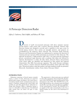 A Periscope Detection Radar