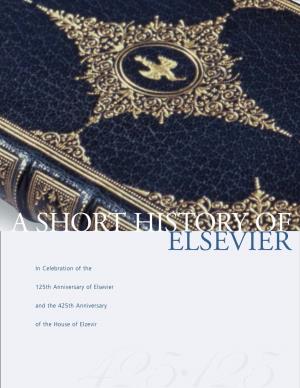 A Short History of Elsevier