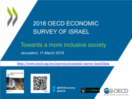 2018 Oecd Economic Survey of Israel