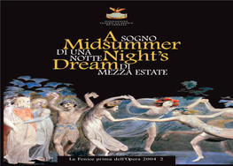 "A Midsummer Night's Dream"