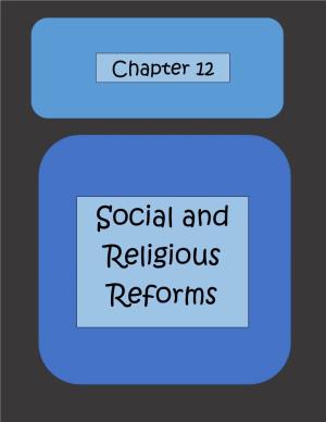Social and Religious Reforms